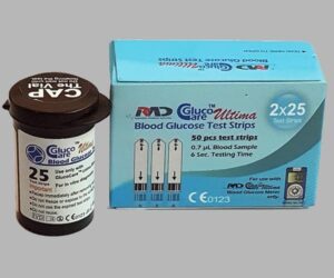 GlucoCare Ultima strips (2×25) – Vials